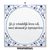 Respect Nl Sticker by Tegelspreuken.nl