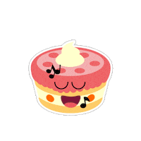 SpeechBlubs sweet yummy singer cake Sticker