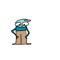 Too Big Pants Sticker