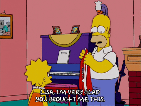 praising homer simpson GIF