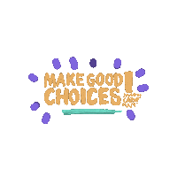 Makegoodchoices Sticker by Trew Gear