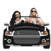 Car Driving Sticker by RADIO LATINA 101.1