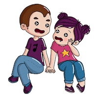 In Love Cartoon Sticker