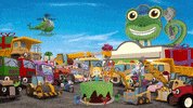Party Car GIF by moonbug