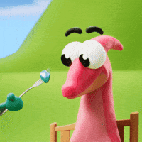 Feed Me Thank You GIF by Claynosaurz