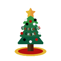 Happy Christmas Tree Sticker by Clasificados Online