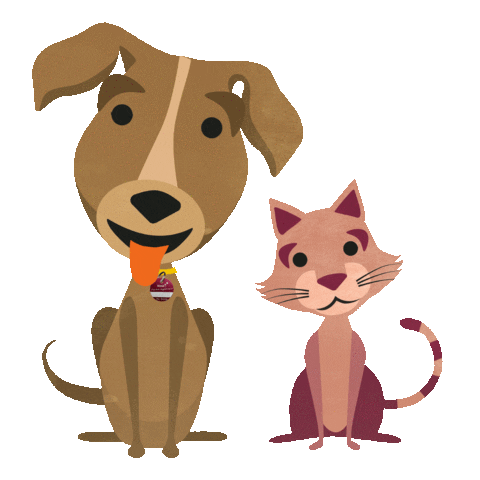 Cat Dog Sticker by TASSO e.V.