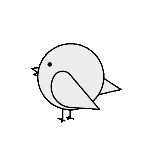 gorrion food hungry bird sparrow Sticker