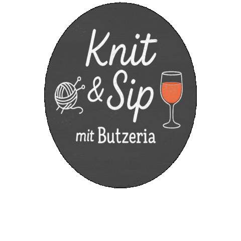 Butzeria giphygifmaker knitting knit stricken Sticker