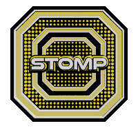 StepArtLine 3d yellow arrow punch Sticker