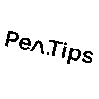 PenTips art logo black digital Sticker
