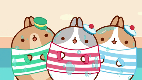 best friend omg GIF by Molang