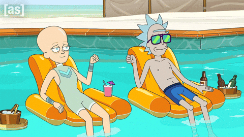 Relaxing Rick And Morty GIF by Adult Swim