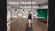 yogateacherscollege yogabody lucas rockwood aerial yoga yoga trapeze GIF