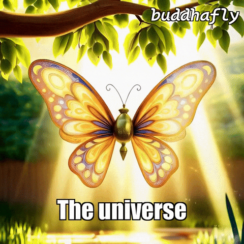 Sun Butterfly GIF by BuddhaFlyJourney