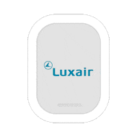 Flying Eiffel Tower Sticker by Luxair