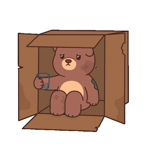 Shaking Teddy Bear Sticker by BEARISH