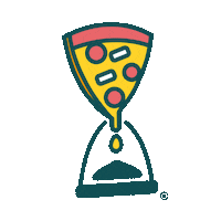 pizzaintime food wow cool pizza Sticker