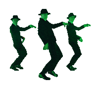 dileva dancing space area51 meninblack Sticker