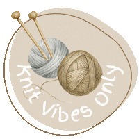 Knitting Yarn Sticker