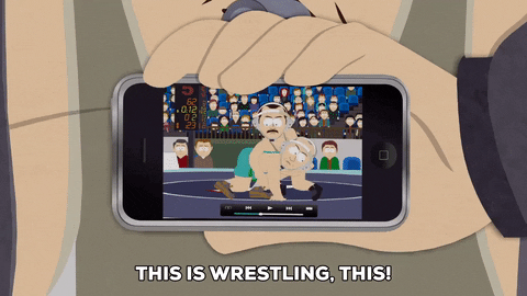 wrestling jimmy valmer GIF by South Park 