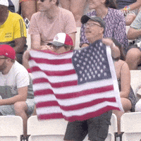 American Flag Sport GIF by NBC Olympics