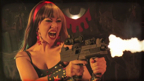 machine gun badass monster killer GIF by TFO Productions