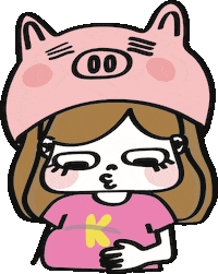 kongmui girl pig pregnant full Sticker