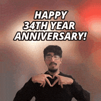 34Th Anniversary GIF