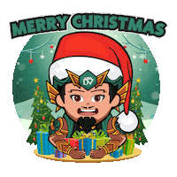 Christmas Tree Sticker by DEWAVEGAS ASIA