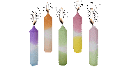 AVAmoment spring pastel candle melting Sticker