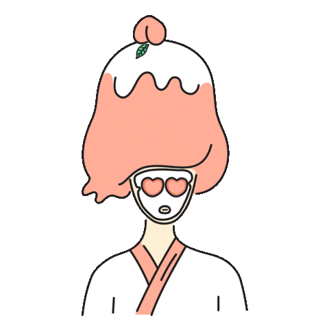 Beauty Relaxing Sticker by KAKIYUKI