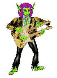 rock out heavy metal Sticker by HEY BEAUTIFUL JERK