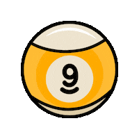 9 Ball Fun Sticker by caracaraNYC