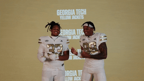 Georgia Tech Sport GIF by Georgia Tech Yellow Jackets