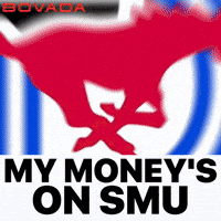 Smu Mustangs GIF by Bovada