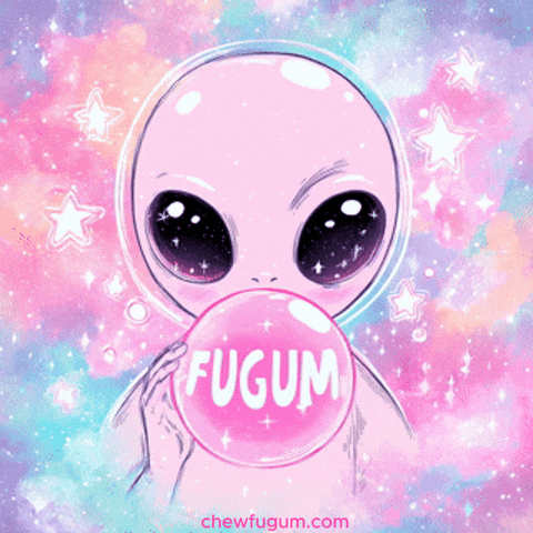Vibe Cute Alien GIF by Fugum