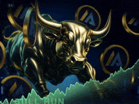 Bull Run Crypto GIF by Apertum Blockchain