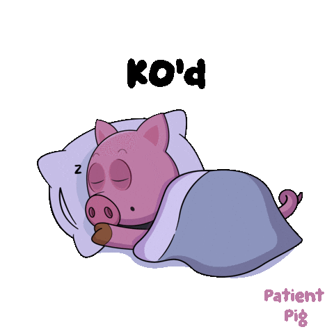 Sleepy Out Cold Sticker by VeeFriends