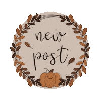 Fall Season New Post Sticker