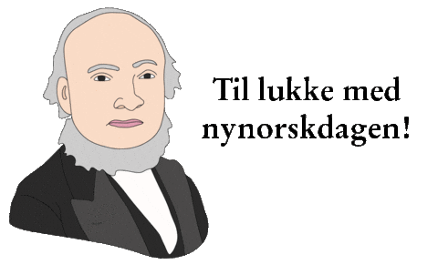 Ivar Aasen Nynorsk Sticker by Noregs Mållag