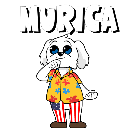 United States Usa Sticker by BoDoggos
