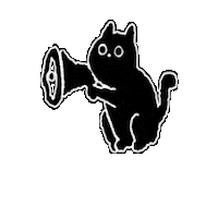 Black Cat Sticker