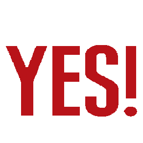 yes Sticker