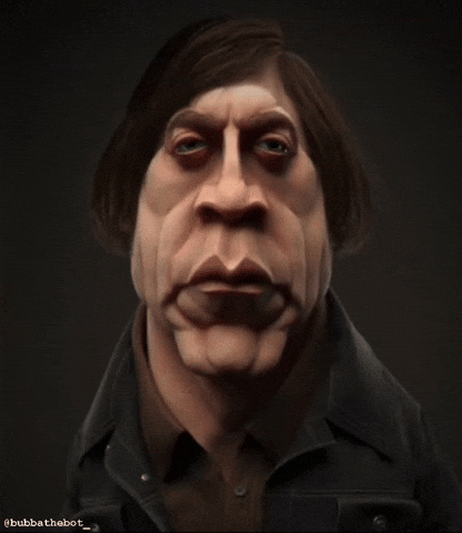 BubbaTheBot giphyattribution stare giphycreatortest anton GIF