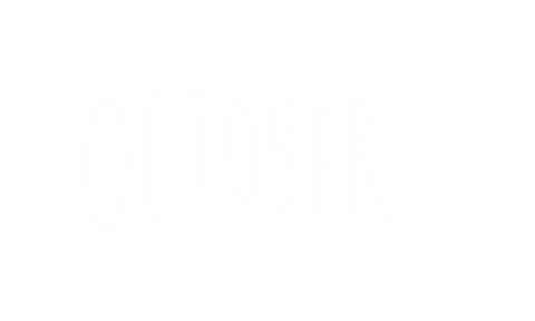 Fall October Sticker