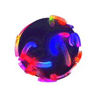 3D Ball Sticker by Vince Mckelvie