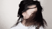 shake your head hair toss GIF