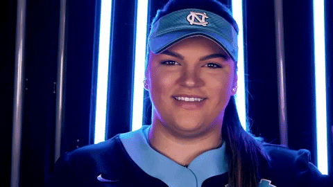Carolina Unc Softball GIF by UNC Tar Heels