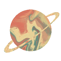 Pink Space Sticker